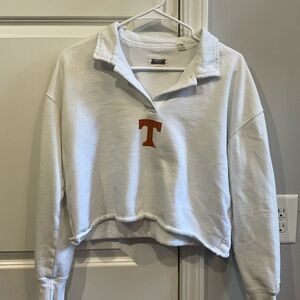 Tennessee Vols Cropped Sweater with Orange Logo
